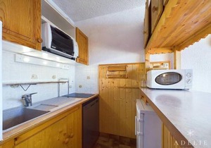 Studio cosy au pied des pistes, balcon exposé sud, centre-station, idéal pour 4 personnes in Montvalezan