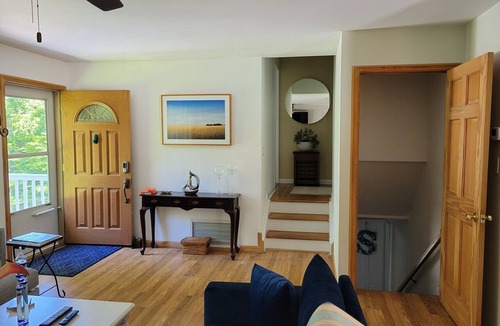 Hampton Bays House | Charming Split-Level House with heated pool, hot tub & a brand-new septic system