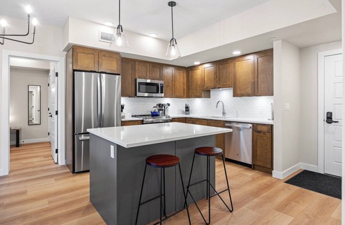 Copperstone Resort Condo | Cozy 2 bedroom condo heated outdoor pool, hot tub, near Banff and pet friendly