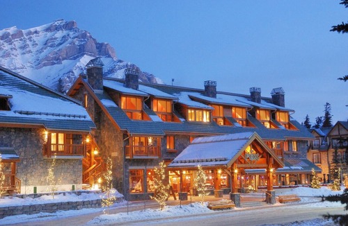 Banff Condo | Suite with Mountain View | Grotto Style Hot Pool!