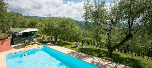 4 Bedroom Villa with Private Pool, Fantastic Views, in an Olive Grove in Lucca
