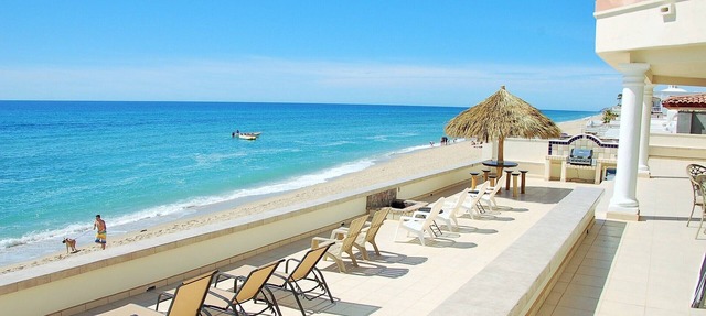 🐬 BEACH FRONT 🐬 Palapas, Firepit, Upstairs Deck, Whole House - PLAYA ARCADIA in Puerto Penasco
