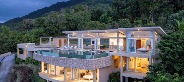 Cabo: 4BR Villa with Breathtaking Sea Views in Chang Wat Surat Thani