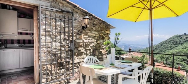 Casa del Borgo - Renata - Terrazza con vista panoramica in Codeglia
