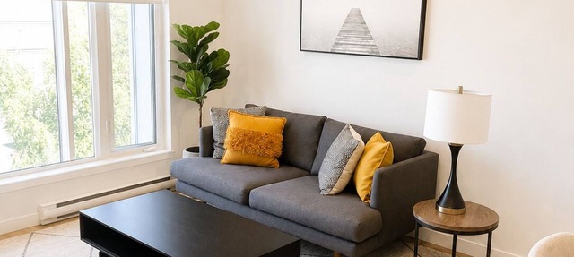 Central 1BR Condo in Sidney | Near Airport & Shops in Sidney