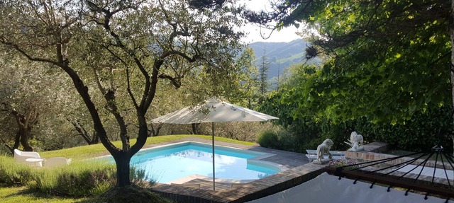 Charming vacation home with pool, sun deck and olive grove in Emilia Romagna