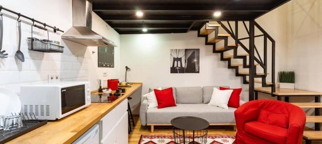 Cosy studio with terrace next to Kiraly street (L) in Budapest