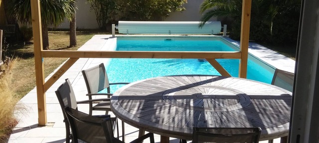 House on fenced garden with heated swimming pool;rental from Saturday to Saturday in Saint-Georges-D'oléron