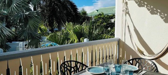 Le Palmier Bleu, Cocon Tropical, Plage & Piscines in Anse Marcel