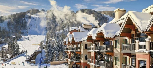 Luxury ski-in/ski-out condo w/fireplace, fast WiFi, shared pool/hot tub/laundry in Vail