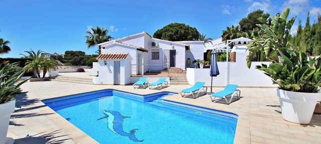 Marcelo - charming, Spanish finca style holiday villa in Moraira in Teulada