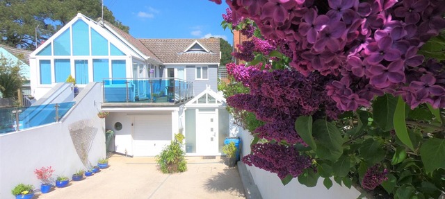 Modern apartment on Sandbanks Peninsula, with private garden. (pet friendly) in Poole