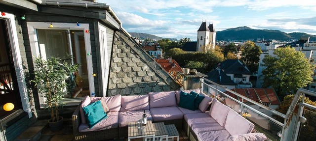 Penthouse apartment with amazing view in Bergen