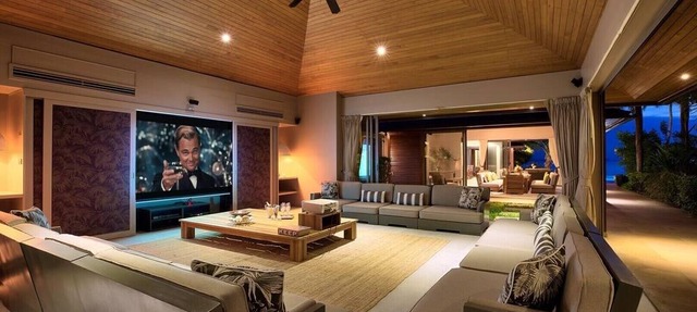 Pure White sand beachfront villa with west coast sunsets. in Ko Samui