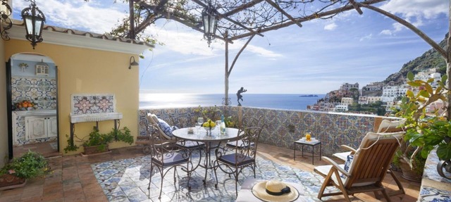 Residenza Crocione - Terrace sea view in Positano