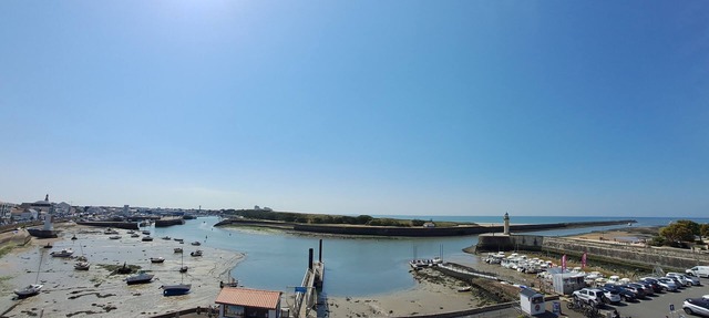 Saint Gilles Croix de Vie with a view of the sea (l'Adon). in Saint-Gilles-Croix-de-Vie