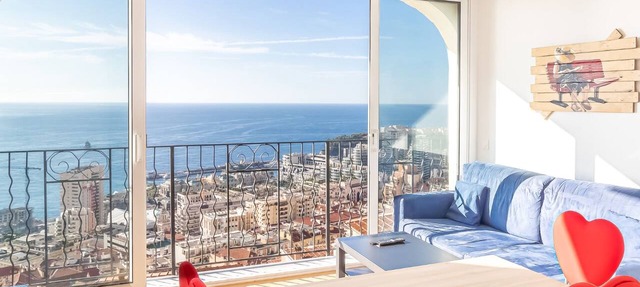 Stunning Sea View 1 bedroom Near Monaco in Beausoleil
