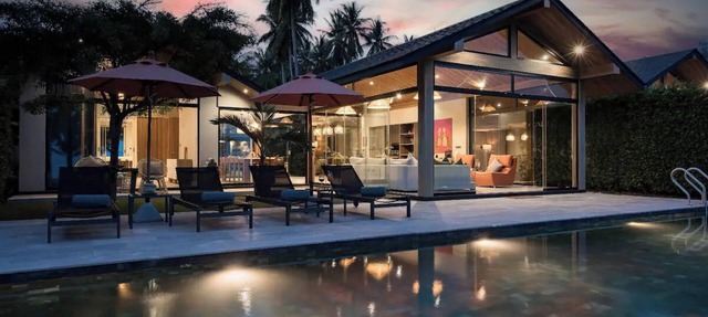 【 Talay 】 New 5BR Beach Villa Infinity Pool in Surat Thani