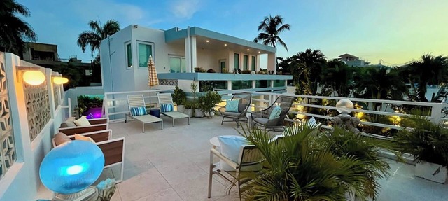 The entire property is a lush tropical paradise perfect for entertaining and relaxing. in San Juan