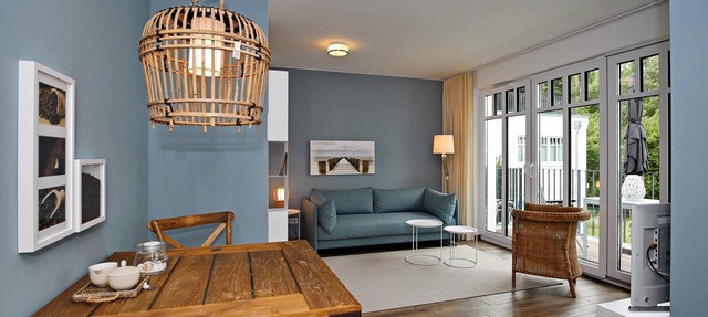 Vacation apartment Heiligendamm with sauna - 2 rooms, balcony & 50 m to the beach in Heiligendamm