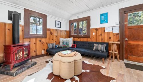 Finns Fish Camp - Walking distance to Lake and Village! Back patio with barbecue, fully fenced yard! in Big Bear Lake